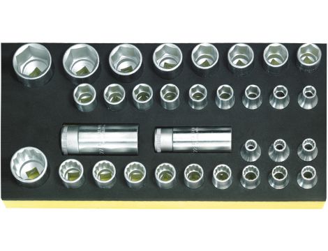 STAHLWILLE - TCS 50/51/52/32  Wkładka do kluczy nasadowych TCS 50/51/52/32 32 szt. - 96838191