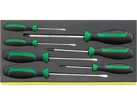 STAHLWILLE - DRALL⁺ TCS 4620/4630/7 Zestaw wkrętaków DRALL+ DRALL⁺ TCS 4620/4630/7  7 szt. - 96838278