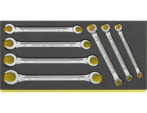 STAHLWILLE - OPEN RING TCS 24/7 Zestaw dwustronnych kluczy oczkowych OPEN RING TCS OPEN RING 24/7 8x10-19x22 7 szt. - 96838758