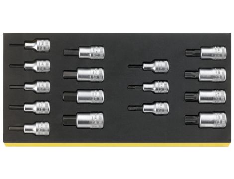 STAHLWILLE - TCS 54/54X/16  Wkładka do kluczy nasadowych TCS 54/54X/16 16 szt. - 96838762