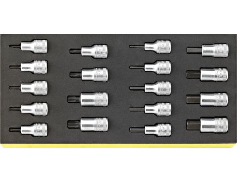 STAHLWILLE - TCS 54/54TX/18  Wkładka do kluczy nasadowych TCS 54/54TX/18 18 szt. - 96838782
