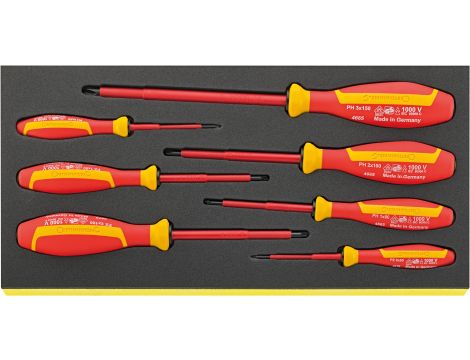 STAHLWILLE - DRALL⁺ TCS 4665/4670/7 VDE Zestaw wkrętaków DRALL+ DRALL⁺ TCS 4665/4670/7 VDE  7 szt. - 96838785