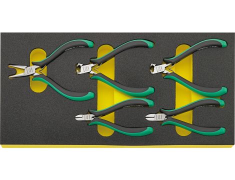 STAHLWILLE - TCS 6707-6711 Zestaw szczypiec dla elektroników 5 szt.  - 96838798