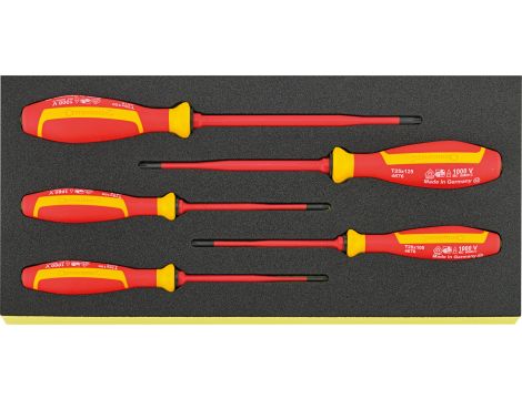 STAHLWILLE - DRALL⁺ TCS 4676/5 VDE TORX® Zestaw wkrętaków VDE TORX® DRALL+ DRALL⁺ TCS 4676/5 VDE TORX®  5 szt. - 96838815