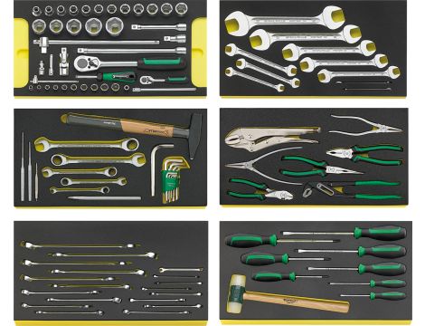 STAHLWILLE - 806/6 WT TCS Zestaw narzędzi do wózka narzędziowego 806/6 WT TCS 104 szt. - 97830207