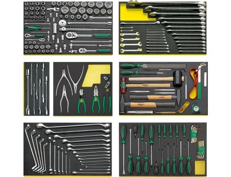 STAHLWILLE - TCS 1100 Porsche Zestaw warsztatowy do Porsche TCS 1100 Porsche 228 szt. - 97830411