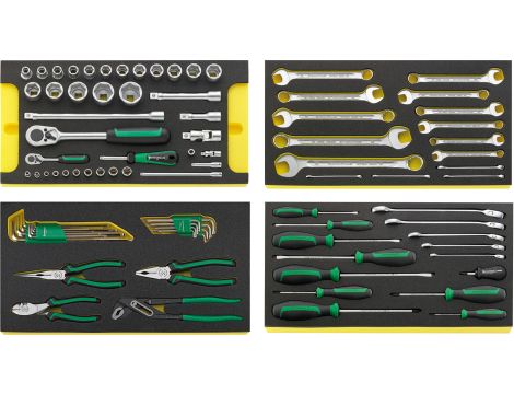 STAHLWILLE - 805/4 WT TCS Zestaw narzędzi do wózka narzędziowego 805/4 WT TCS 89 szt. - 97842803