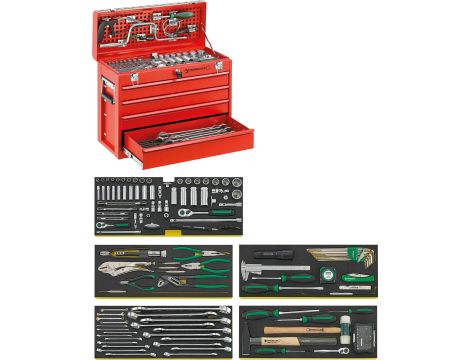 STAHLWILLE - 13214a Zestaw Line Maintenance w walizce 13214a  580x300x494mm 147 szt. - 98814801