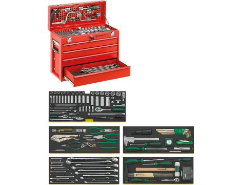 STAHLWILLE - 13214 Zestaw Line Maintenance w walizce 13214  580x300x494mm 146 szt. - 98814803