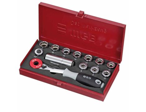 ZESTAW KLUCZY NASADOWYCH PRZELOTOWYCH 40w1 /WGB/