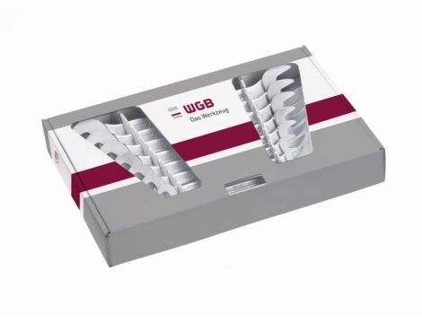 ZESTAW KLUCZY PŁASKICH 6-22 W KARTONIE (8) /WGB/