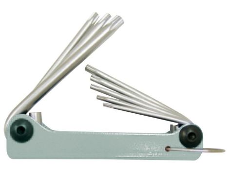 ZESTAW KLUCZY SKŁADANYCH TORX TP9-TP40 (8) BASIC+