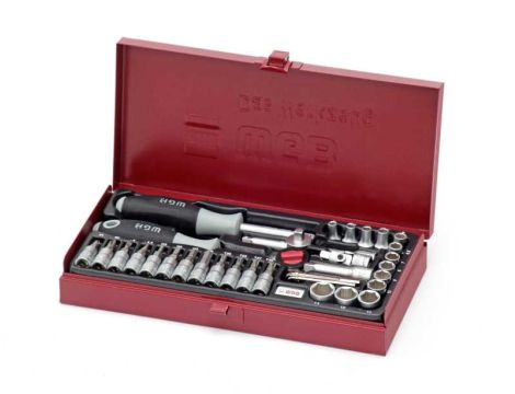 ZESTAW KLUCZY NASADOWYCH 1/4" (36) /WGB/