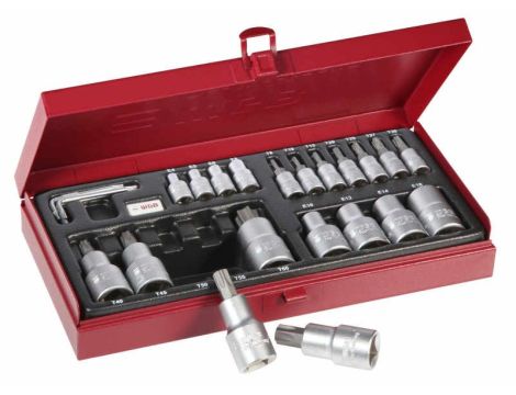 ZESTAW NASADEK 1/4+1/2 T8-T60 E4-E18 (23) /WGB/