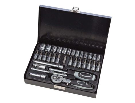 ZESTAW KLUCZY NASADOWYCH 1/4" (33) BASIC + /WGB/