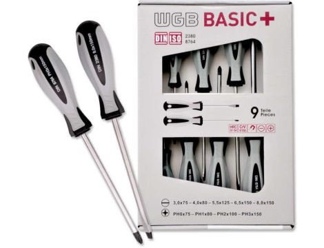 ZESTAW WKRĘTAKÓW PŁ + PH (9) BASIC+ /WGB/