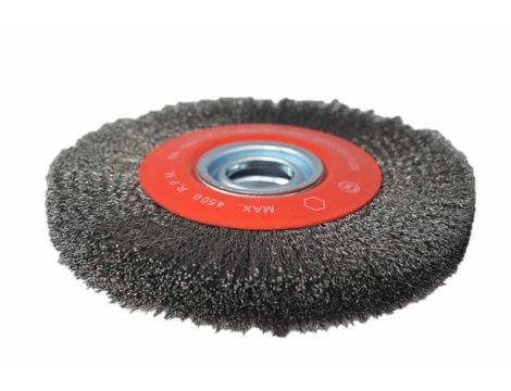 SZCZOTKA TARCZOWA 150X25X32 DRUT FALISTY STAL 0,3