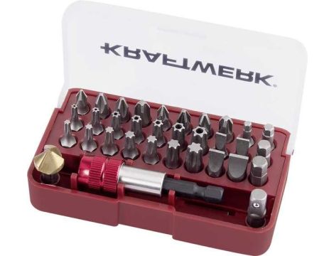 ZESTAW BITÓW 1/4" Z POGŁĘBIACZEM STOŻKOWYM (33)