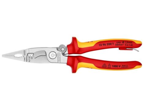 Szczypce VDE 6w1 2K z zaczepem T 200mm