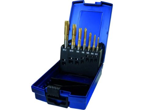 ZESTAW GWINTOWNIKÓW DIN371/376B HSS-G TIN M3-M12