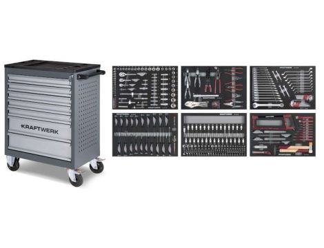 WÓZEK NARZĘDZIOWY B117 Z WYPOSAŻENIEM (304)