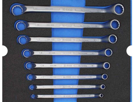 ZESTAW KLUCZY OCZKOWYCH ODGIĘTYCH 6-22 (8) /WGB/