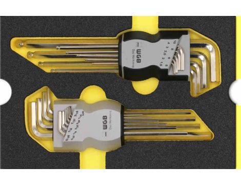 ZESTAW KLUCZY TRZPIENIOWYCH HEX (2) /WGB/
