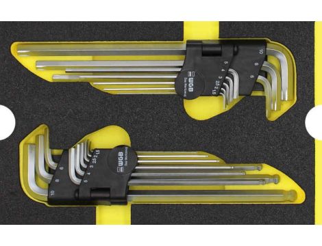 ZESTAW KLUCZY TRZPIENIOWYCH HEX (2) /WGB/