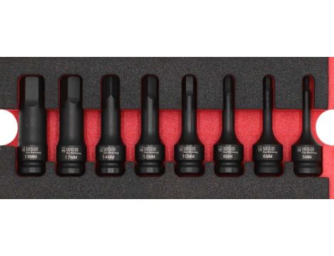 ZESTAW NASADEK MASZYNOWYCH 1/2" HEX 5-19 /WGB/
