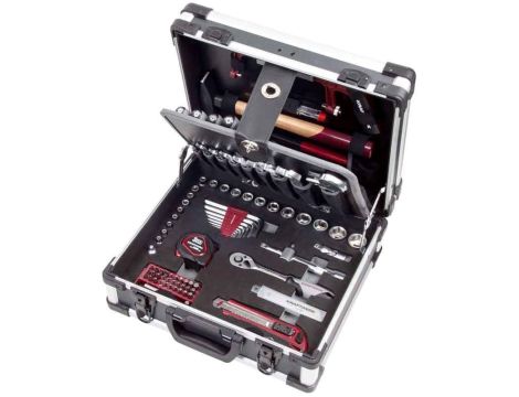 WALIZKA B143 Z ASORTYMENTEM 102 NARZĘDZI BASIC