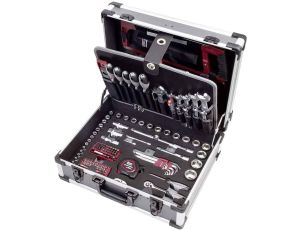 WALIZKA B147 Z ASORTYMENTEM 158 NARZĘDZI BASIC