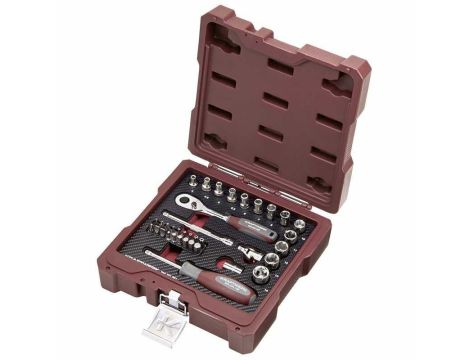 ZESTAW KLUCZY NASADOWYCH 1/4" 36-CZĘŚCIOWY