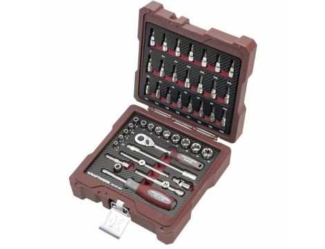 ZESTAW KLUCZY NASADOWYCH 1/4" 44-CZĘŚCIOWY