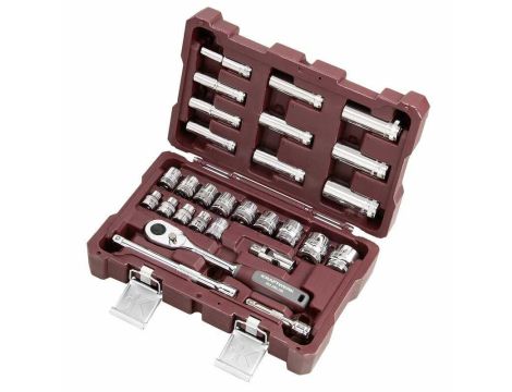ZESTAW KLUCZY NASADOWYCH 3/8" 28-CZĘŚCIOWY