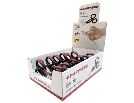 NOŻYCZKI DLA ELEKTRYKA 142MM / DISPLAY 12SZT