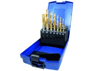 ZESTAW GWINTOWNIKÓW DIN371B HSS-G TIN M3-M12 + WI