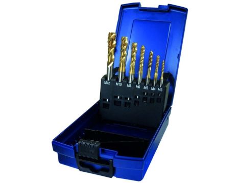 ZESTAW GWINTOWNIKÓW DIN371/376C HSS-G TIN M3-M12