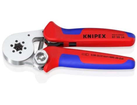 Szczypce do zagniatania tulejek 0,08-16mm2/2x10mm2