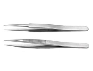 Zestaw pęset, materiał: Stal nierdzewna, RS PRO