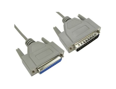 Kabel szeregowy, długość 6m, złącze A: Przewód D25-stykowy męski, złącze B: Złącze żeńskie D25-stykowe