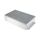 Obudowa ekranowana Srebrny z kołnierzem, 252 x 146.1 x 55.5mm, RS PRO