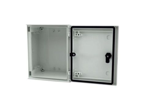 Szafka ścienna rozdzielcza Jasnoszary, materiał: Plastik wzmacniany włóknem szklanym, IP66, RS PRO RAL 7035