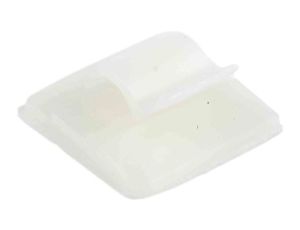 Spinka do kabli Obejma okrągła, 4.06mm, materiał: Nylon 66, Samoprzylepny, 19 x 19 x 7.2mm, RS PRO