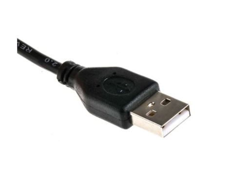Kabel USB, dł. 1.8m, kolor: Czarny