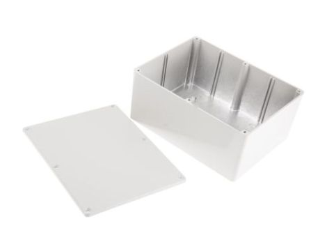 Obudowa ekranowana Szary, 165.8 x 127.3 x 76.3mm, RS PRO