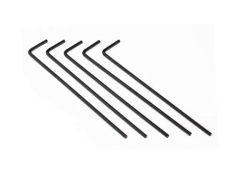 Klucz imbusowy Jednostki metryczne 2.5mm Sześciokątne, typu L, materiał: Stal chromowo-wanadowa, RS PRO