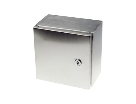 Szafka ścienna rozdzielcza, materiał: Stal nierdzewna typu 304, IP66, 240 x 240 x 150mm, RS PRO