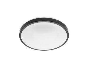 Plafon LED Oprawa Lampa Sufitowa Ścienna ROMERO 2xE27 IP20 Czarny KOBI