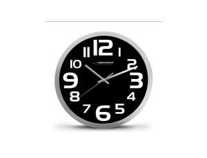 Zegar ścienny ZURICH czarny EHC013K