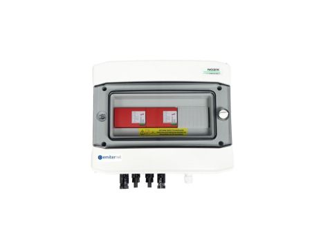 Rozdzielnica przył. hermetyczna EMITER z ogranicznikiem przepięć DC Dehn 1000V typu 1+2, 2x łańcuch PV, 2x MPPT, EM-6_DC